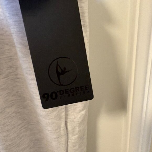 90 Degree by Reflex Joggers Sweatpants Grey Lux Fleece Plus Size 3X NWT - Picture 5 of 12